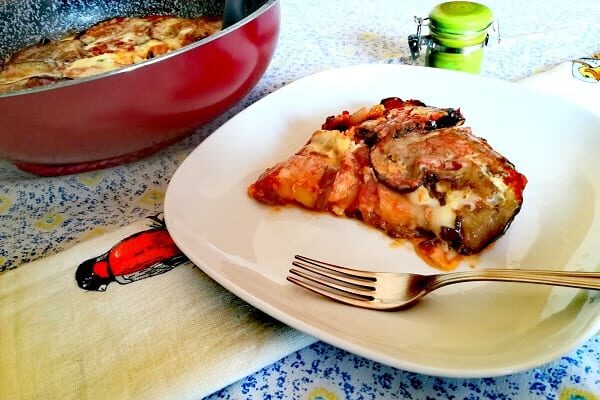 Parmigiana di melanzane in padella
