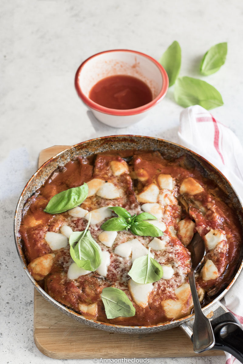 Parmigiana di melanzane in padella – senza friggere