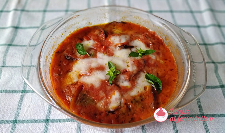 Parmigiana di pesce al microonde