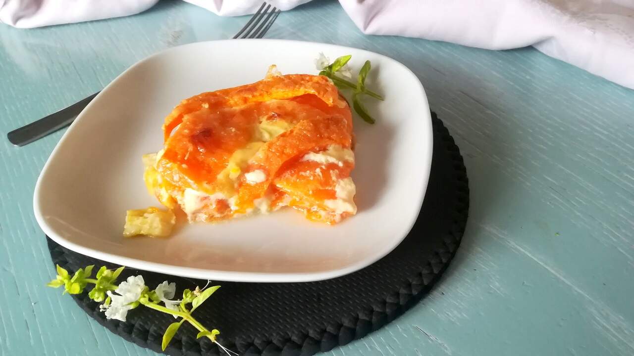 Parmigiana di zucca facile, pochi ingredienti