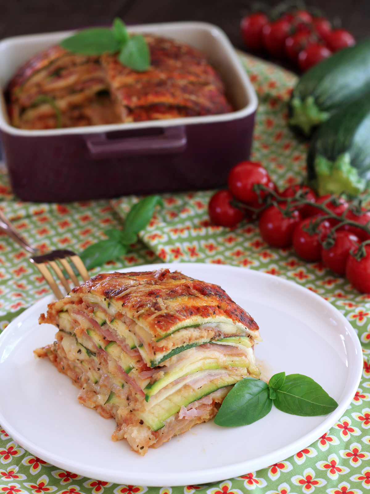 Parmigiana di zucchine (tutto a crudo) di chiarapassion