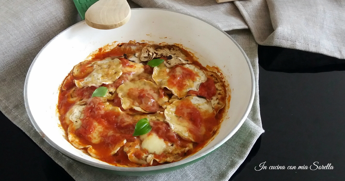 Parmigiana light in padella – ricetta parmigiana di melanzane estiva