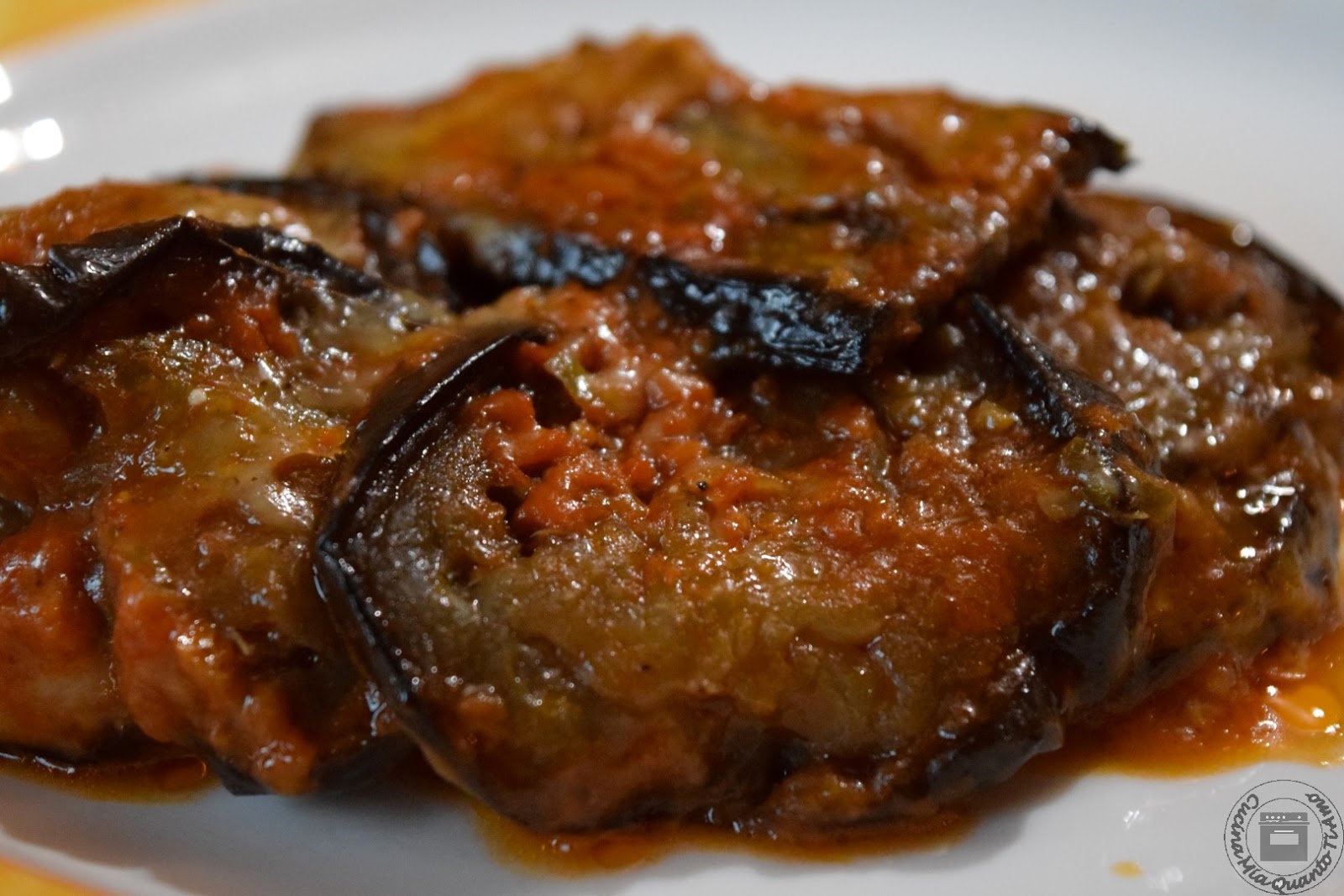 Parmigiana light in vasocottura