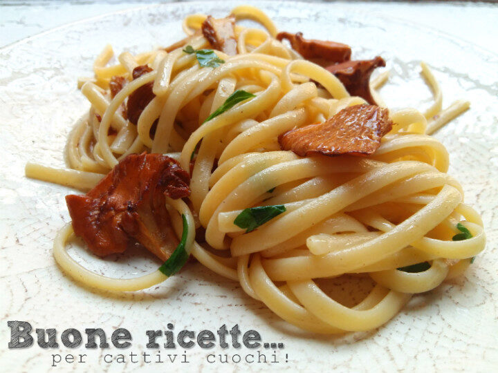 Pasta ai finferli saporita