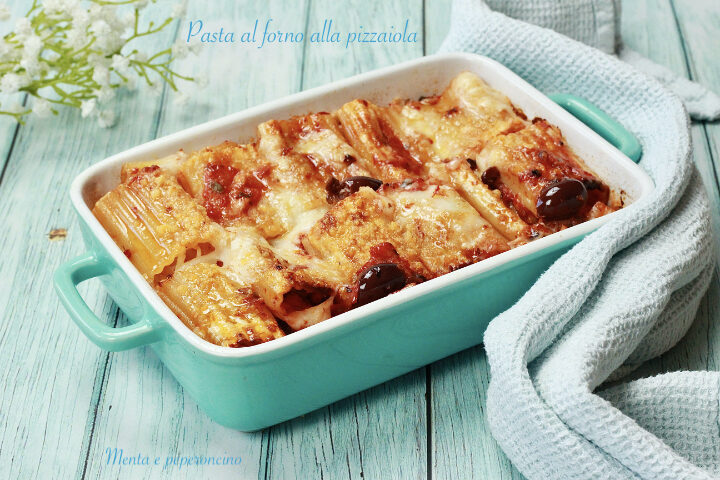 Pasta al forno alla pizzaiola