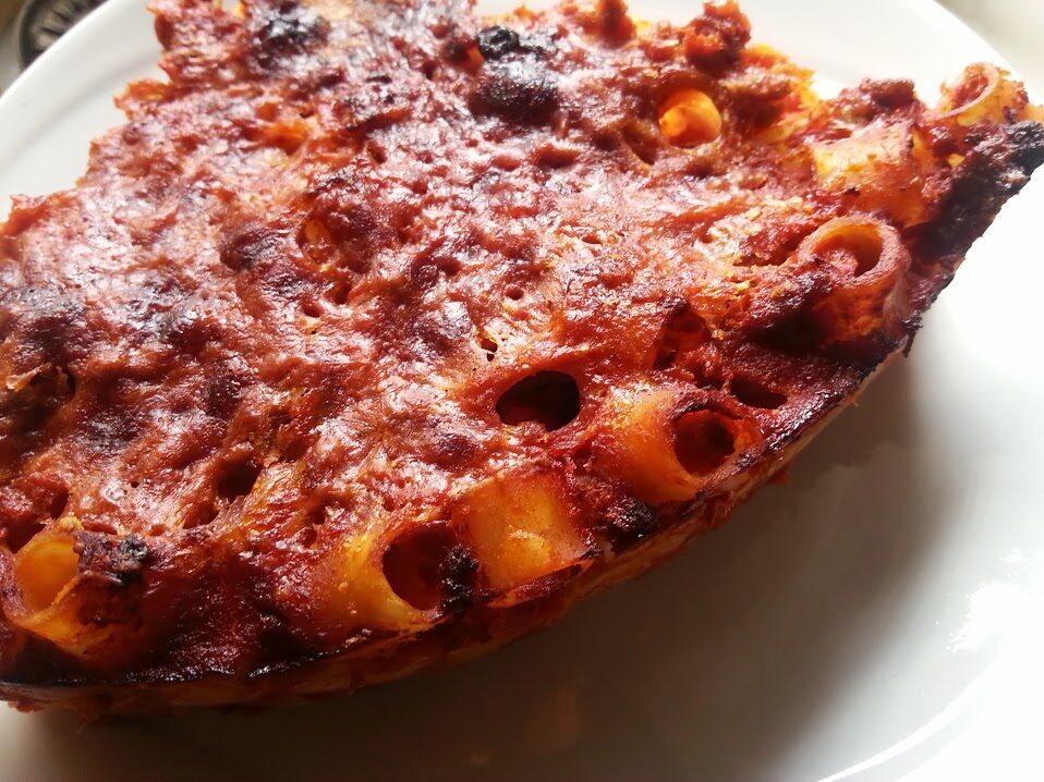 Pasta al forno con bucatini