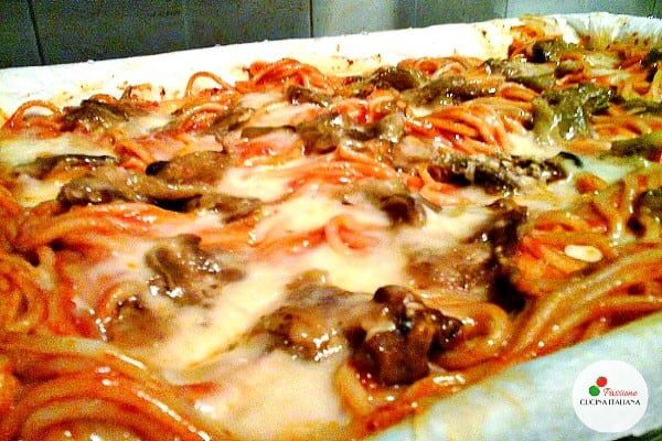 Pasta al forno con melanzane e mozzarella
