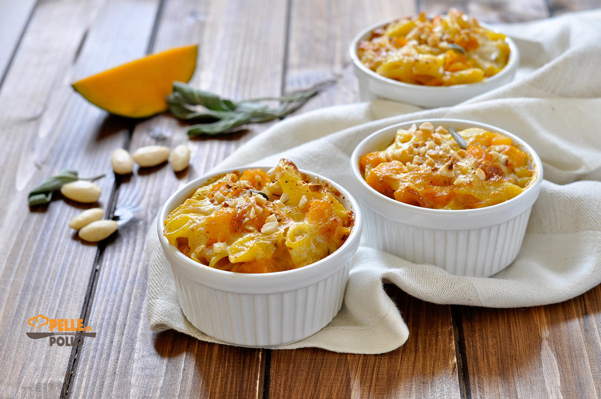 Pasta al forno con zucca e besciamella