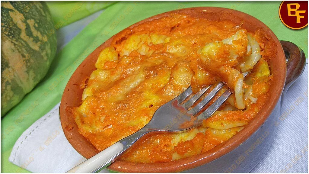 Pasta al forno con zucca e senza besciamella
