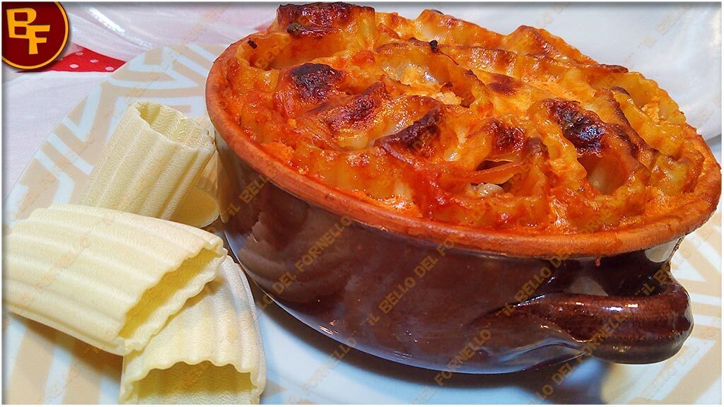 Pasta al forno ripiena appetitosa