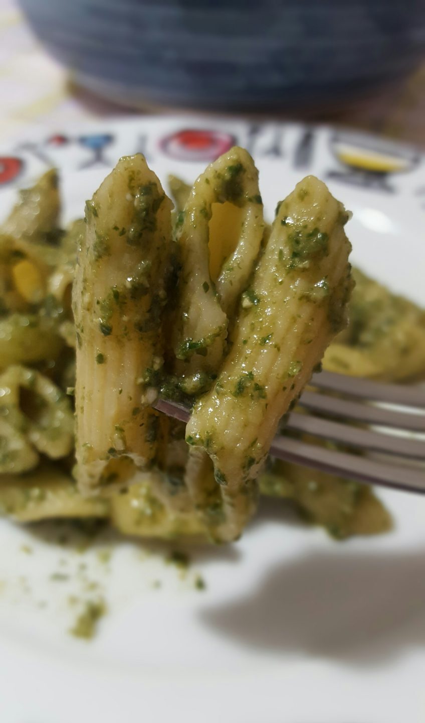 Pasta al pesto alla genovese