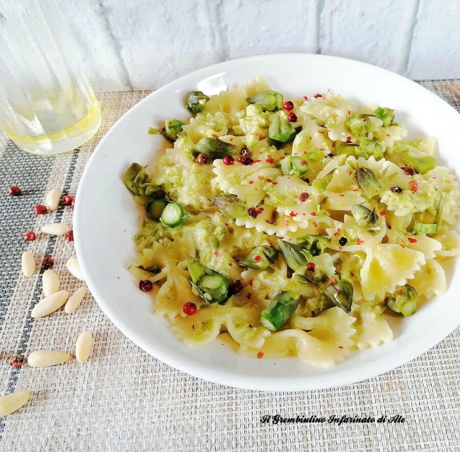 Pasta al pesto di asparagi