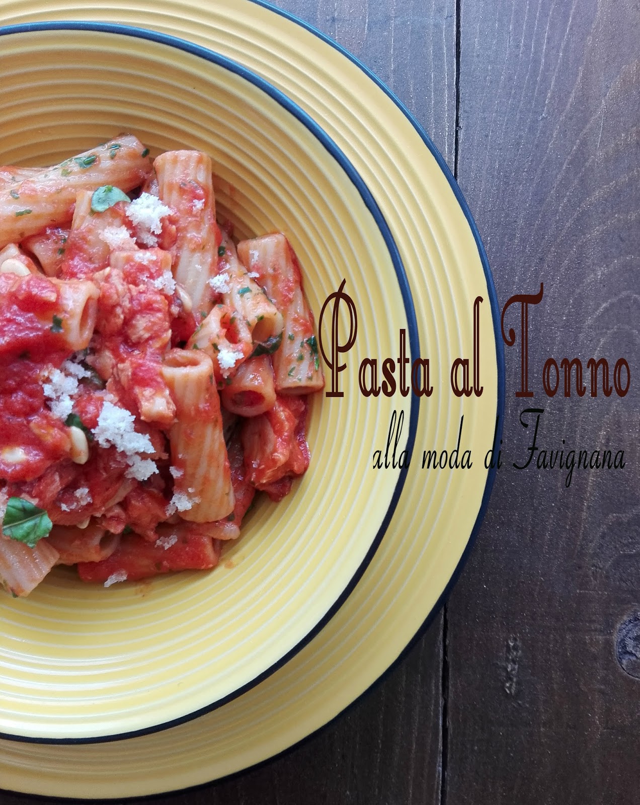 Pasta al tonno alla moda di favignana e il senso che non c’è