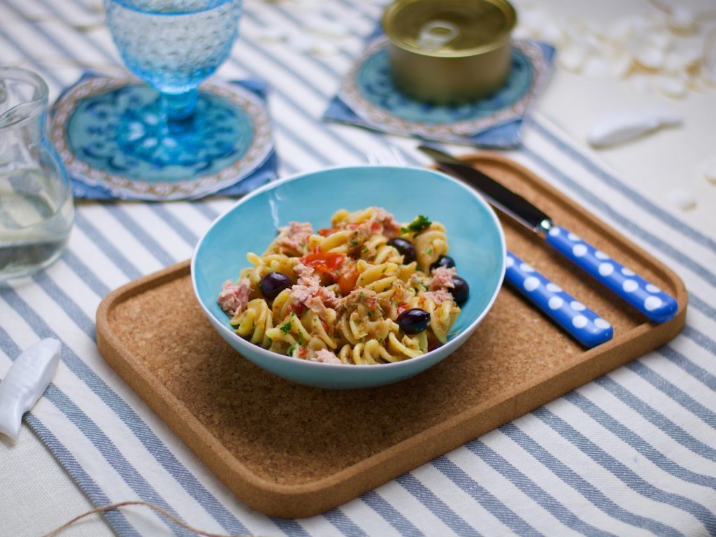 Pasta al tonno e pomodorini