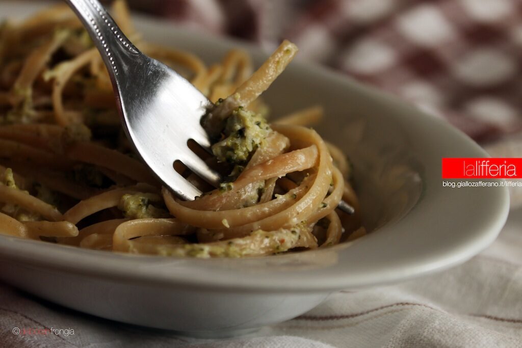 Pasta alla crema di broccoli.
