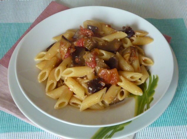 Pasta alla norma leggera