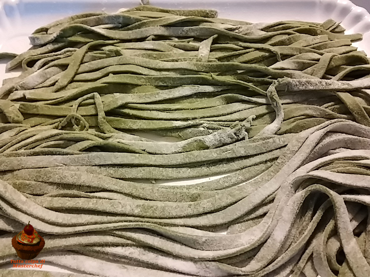 Pasta all'uovo verde