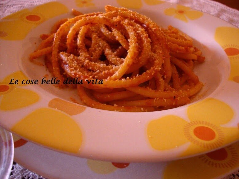Pasta c’anciova e muddica