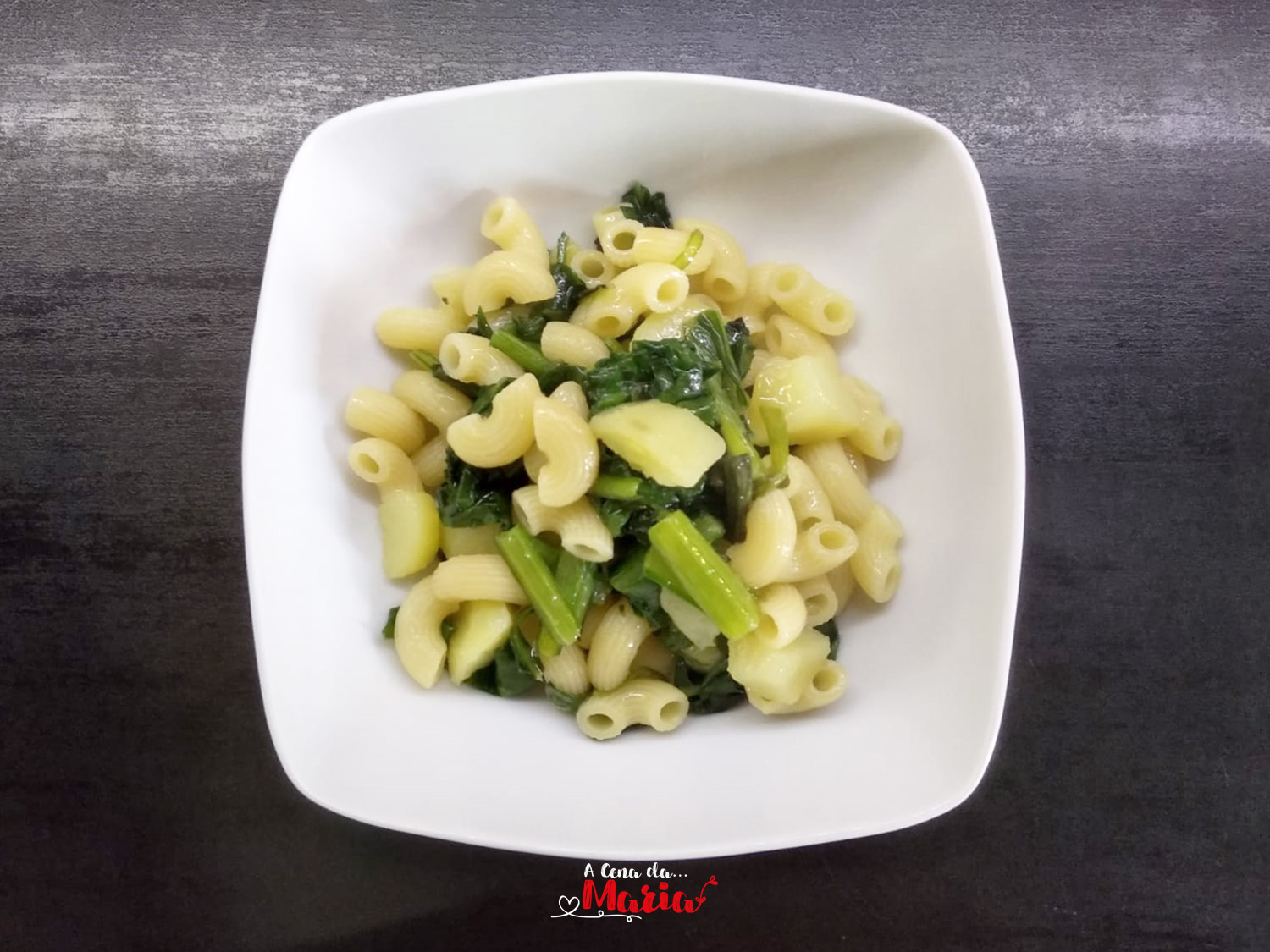 Pasta con bietole e patate