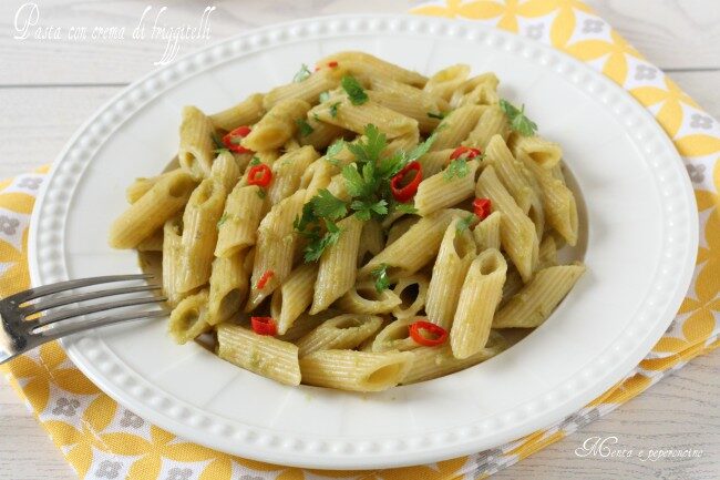 Pasta con crema di friggitelli