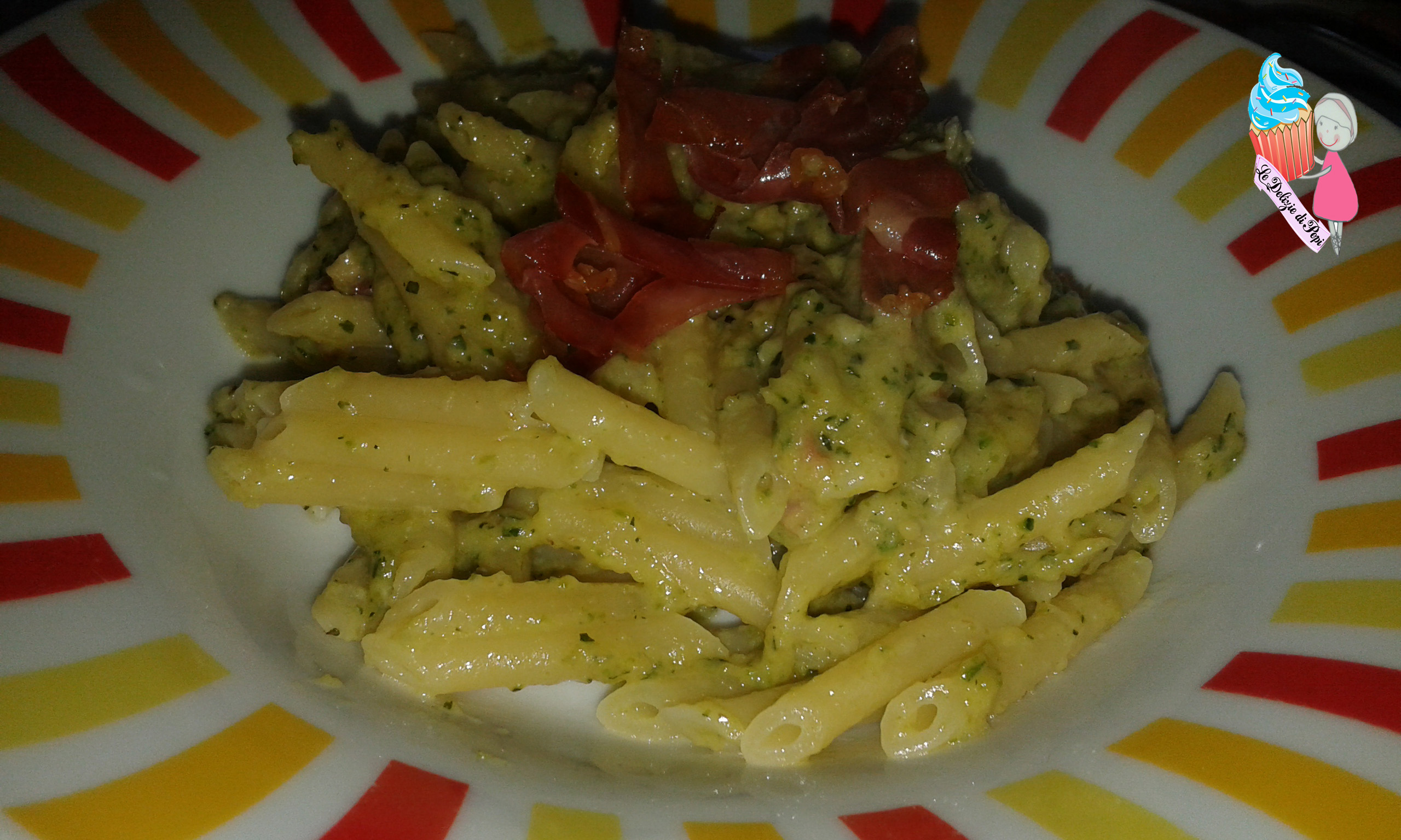 Pasta con crema di zucchine e gorgonzola
