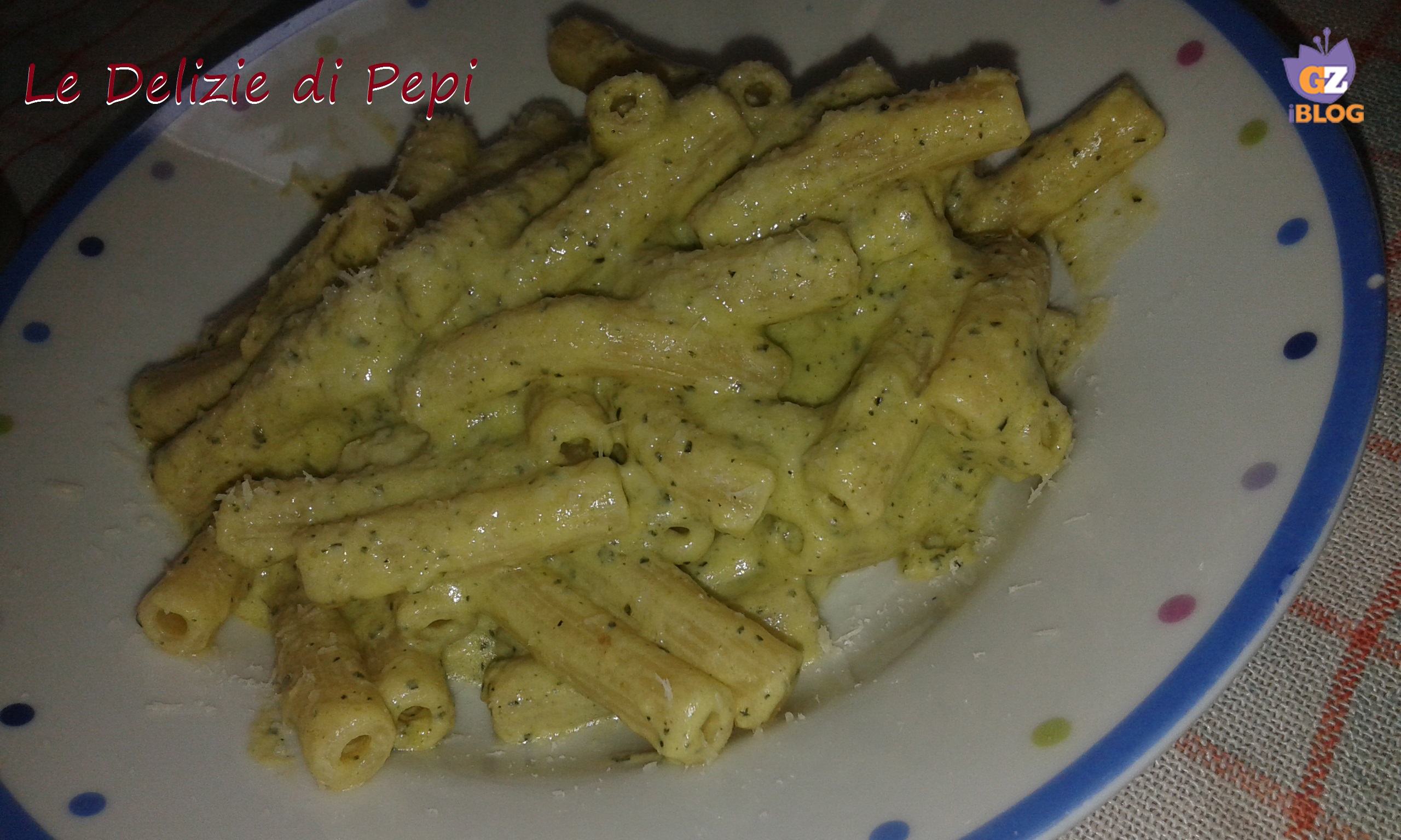Pasta con crema di zucchine