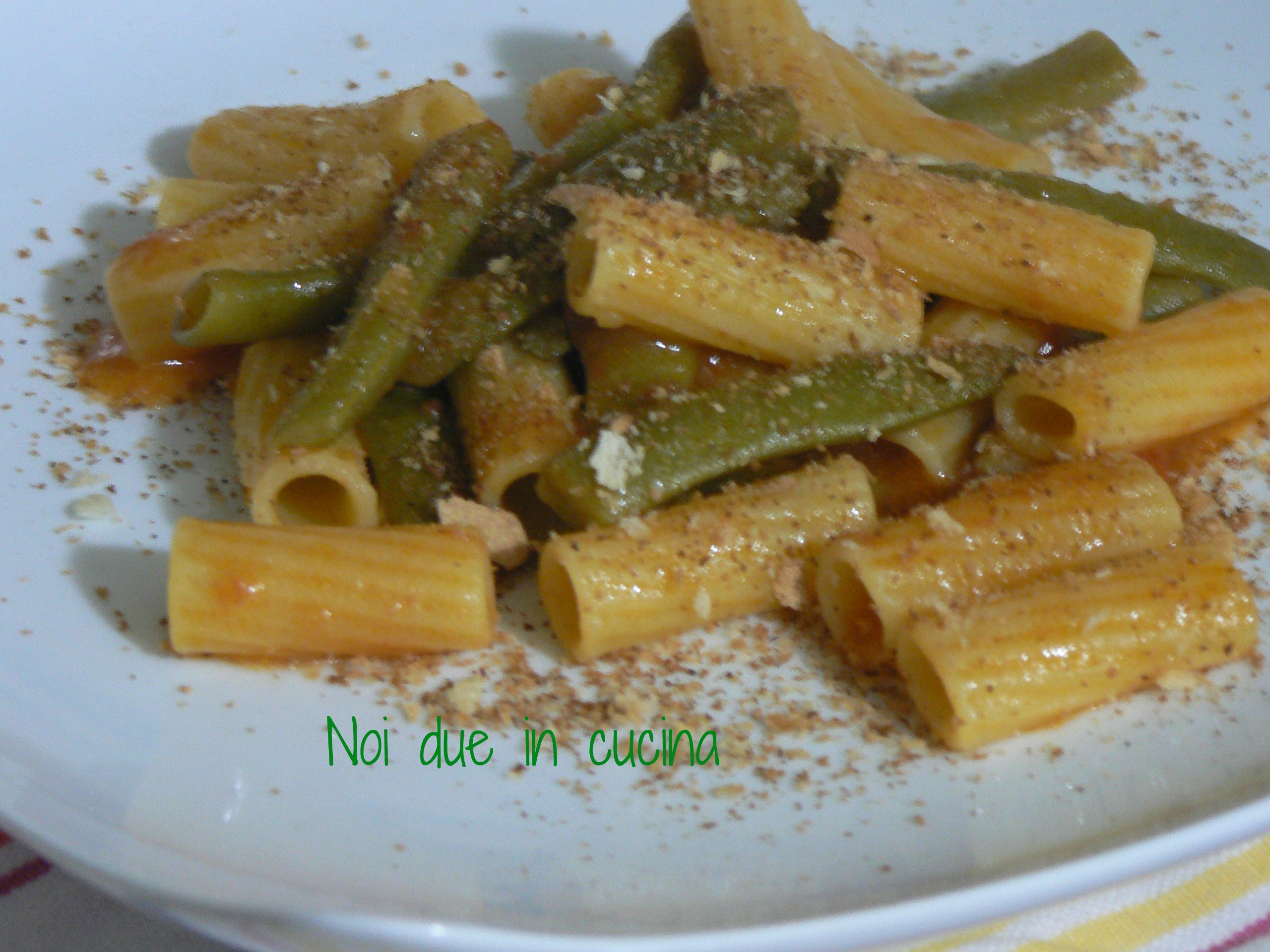 Pasta con fagiolini