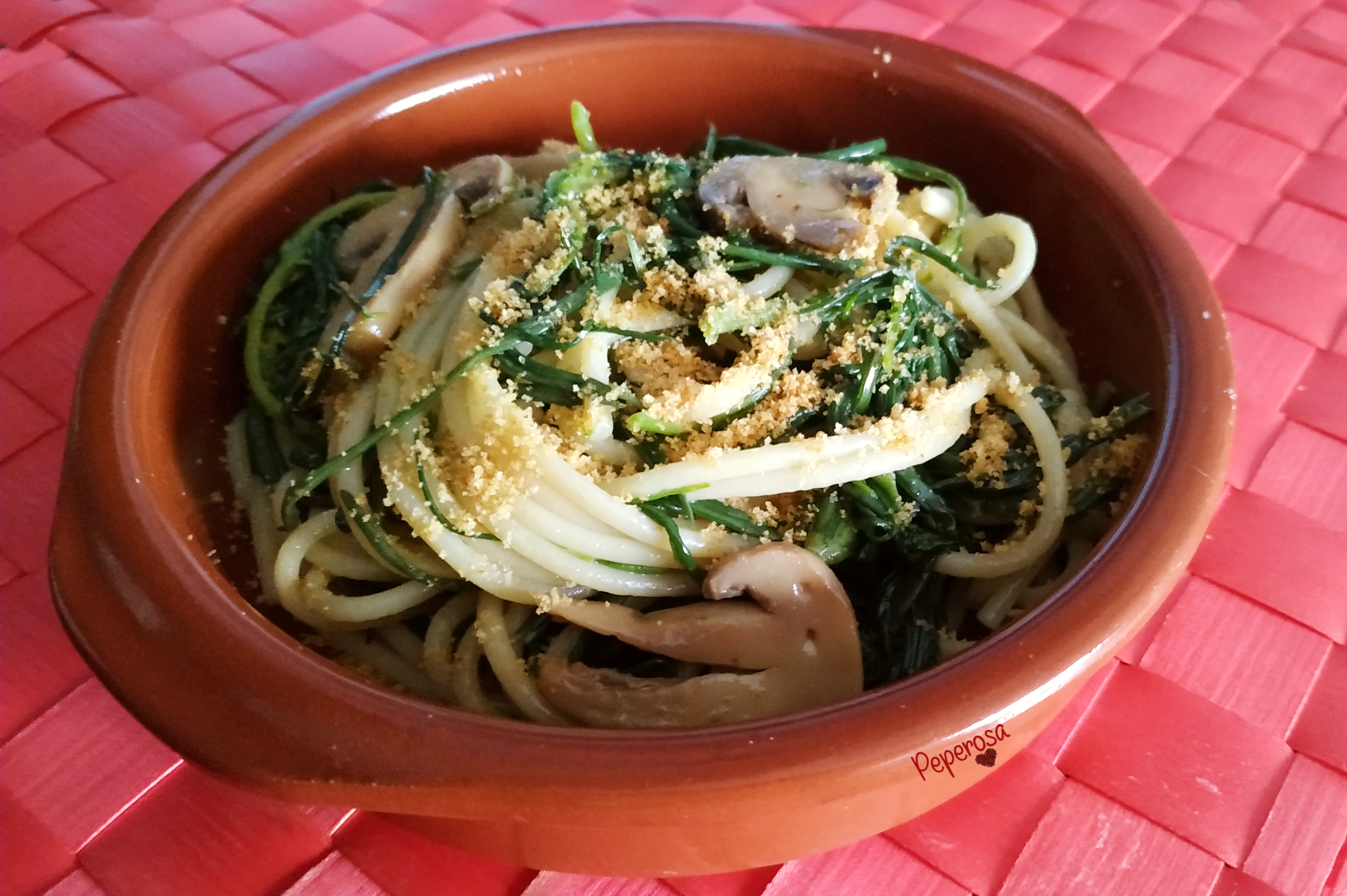 Pasta con gli agretti