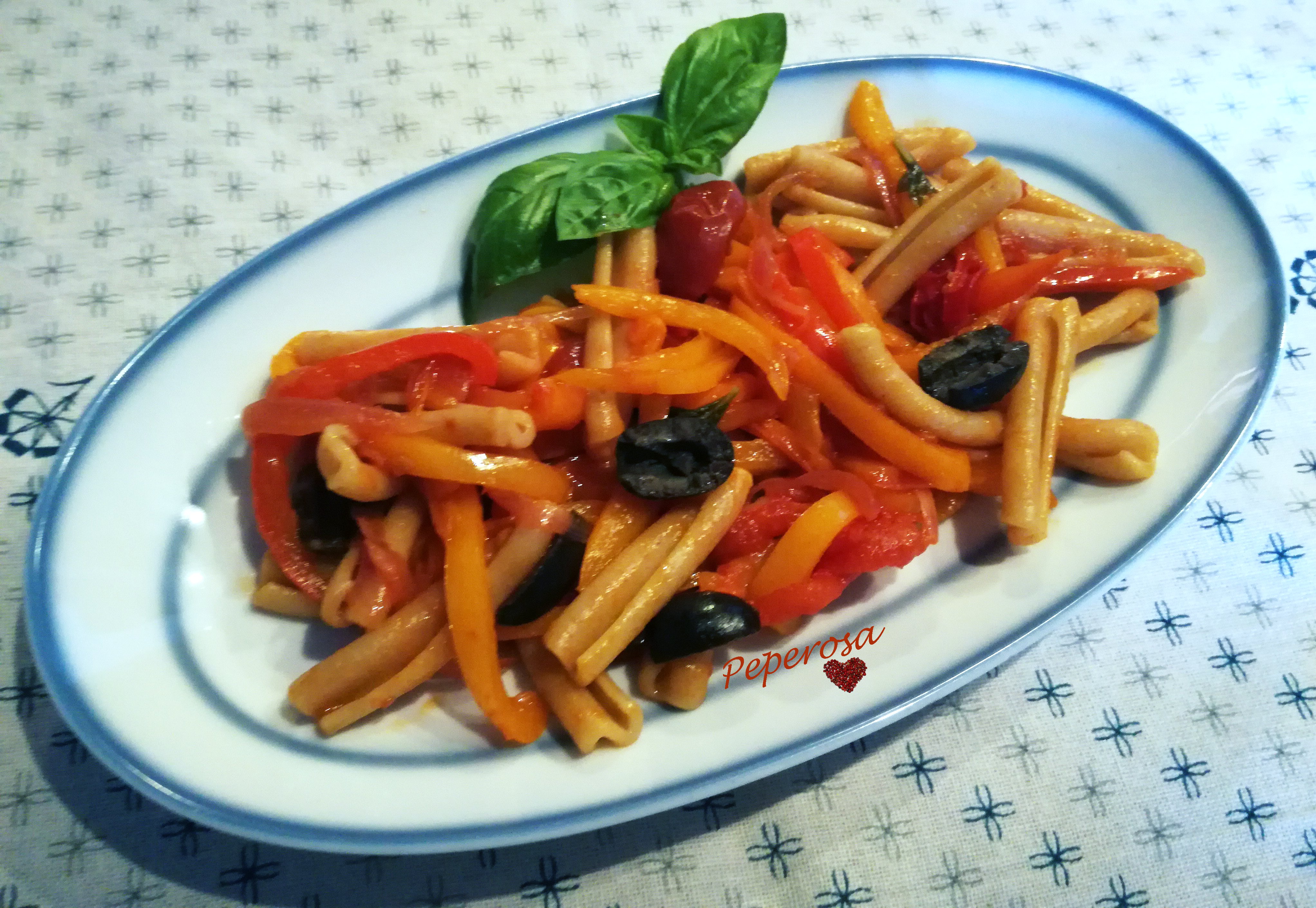 Pasta con i peperoni