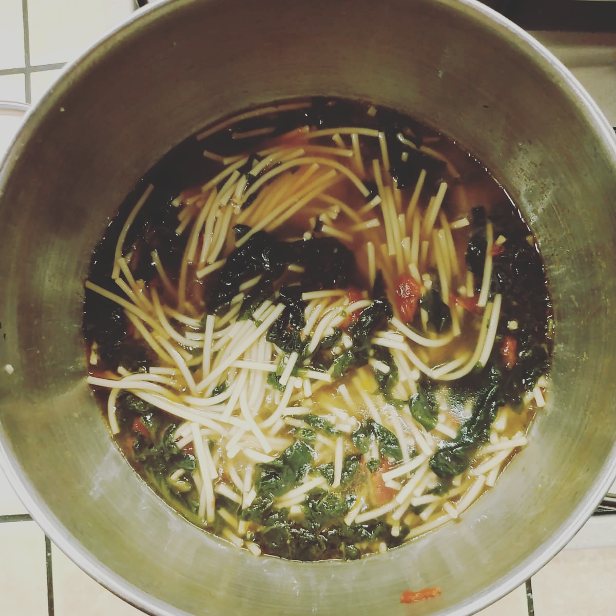Pasta con i tenerumi