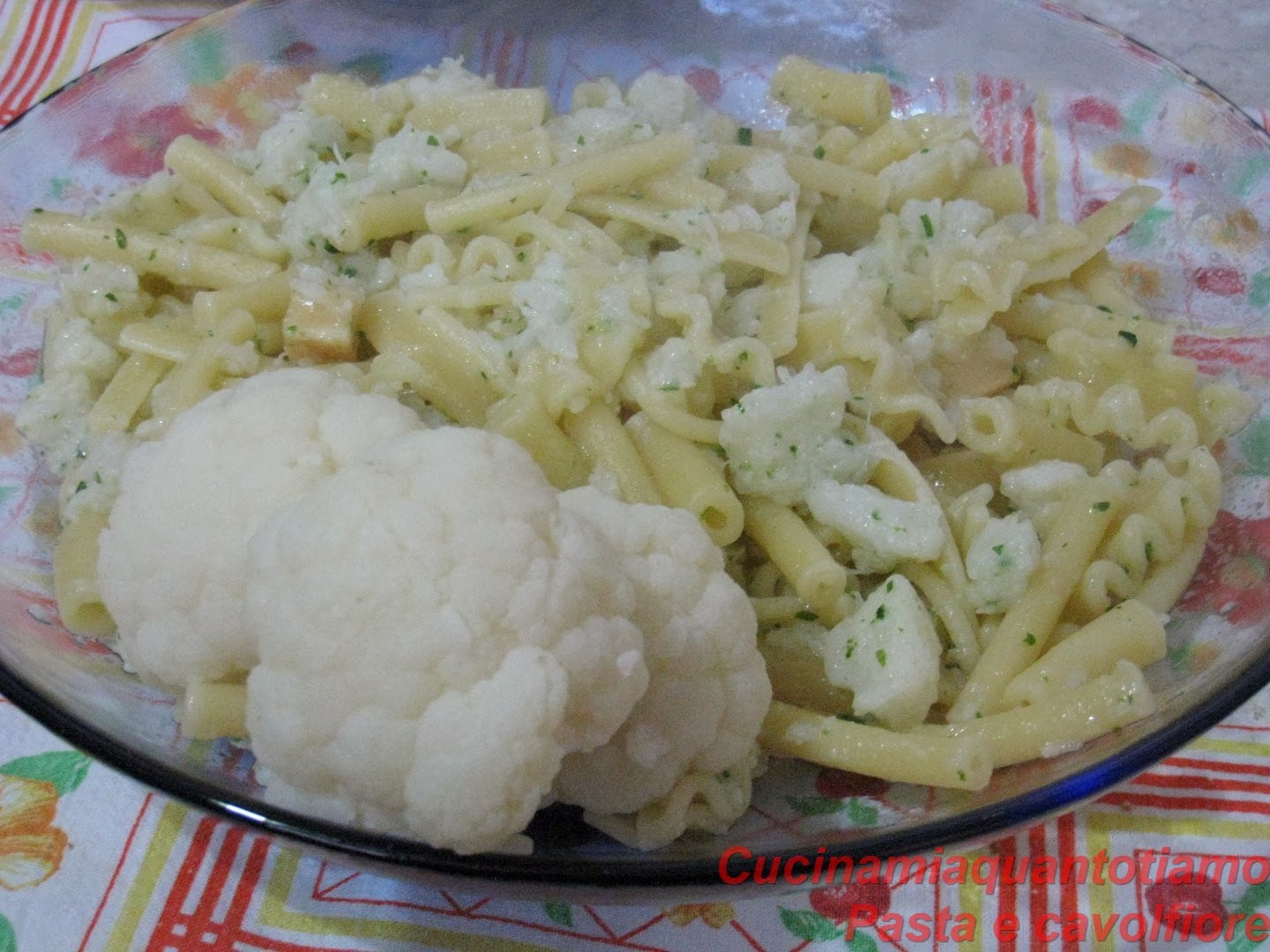 Pasta con il cavolfiore