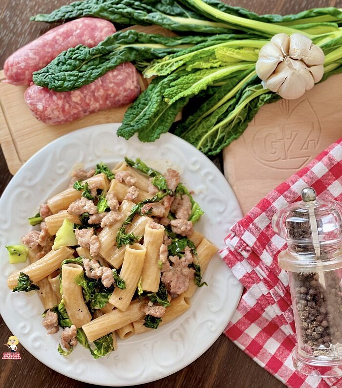 Pasta con la verza