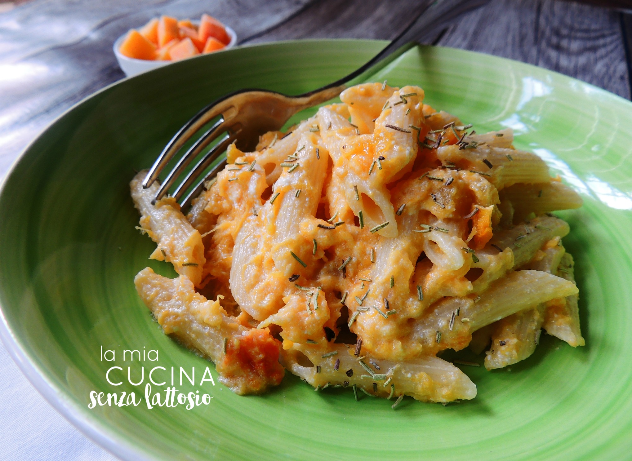 Pasta con la zucca