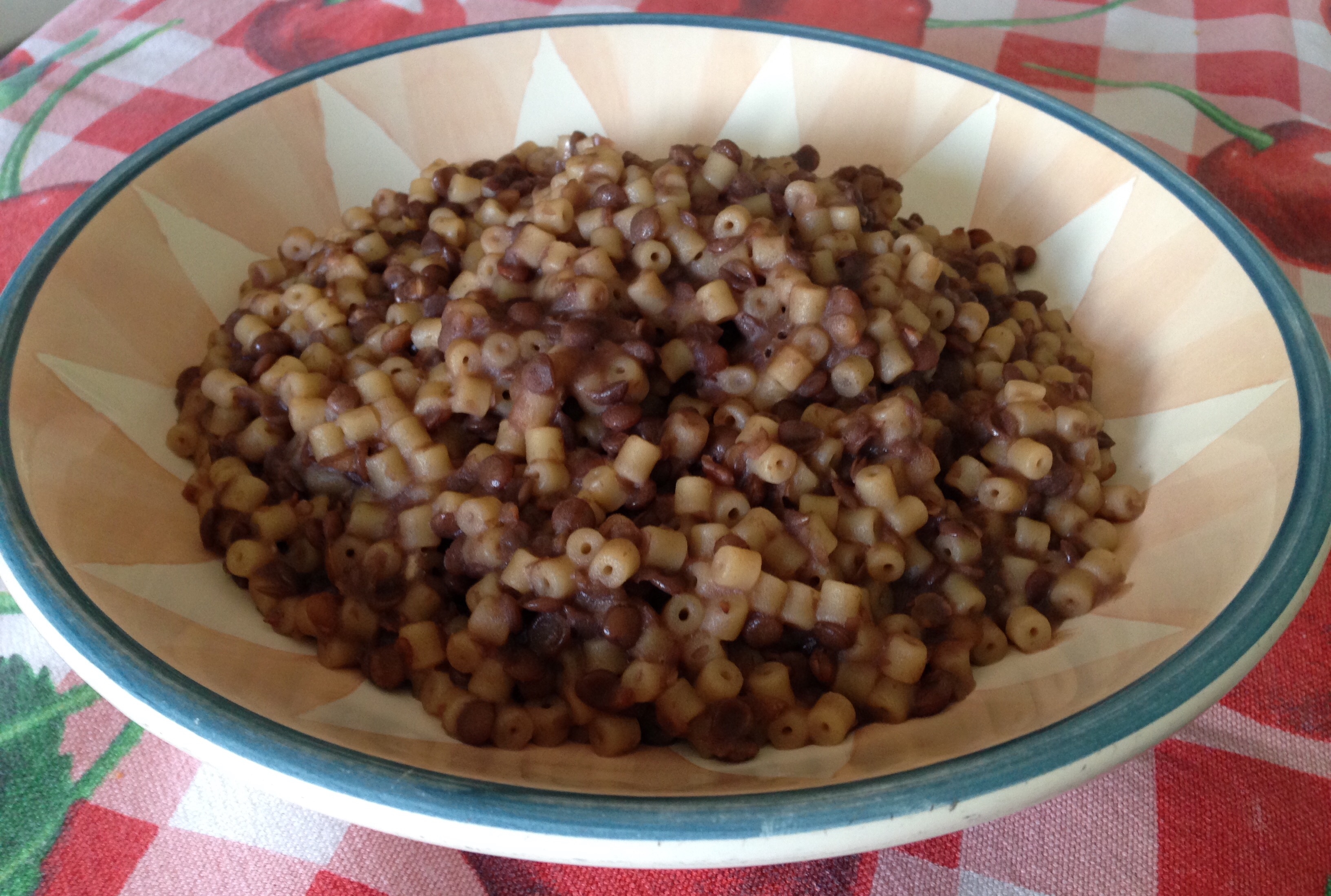 Pasta con le lenticchie