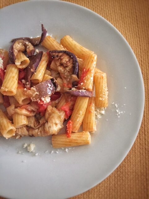 Pasta con le melanzane light