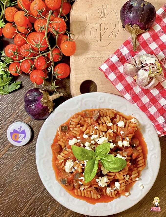 Pasta con le melanzane light
