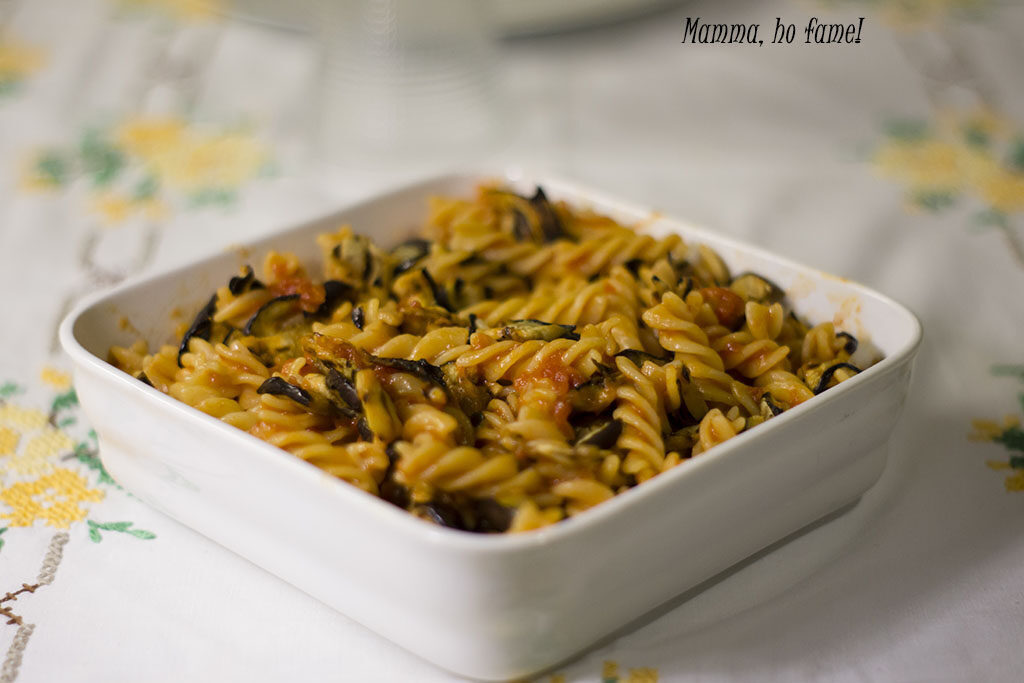 Pasta con melanzane grigliate