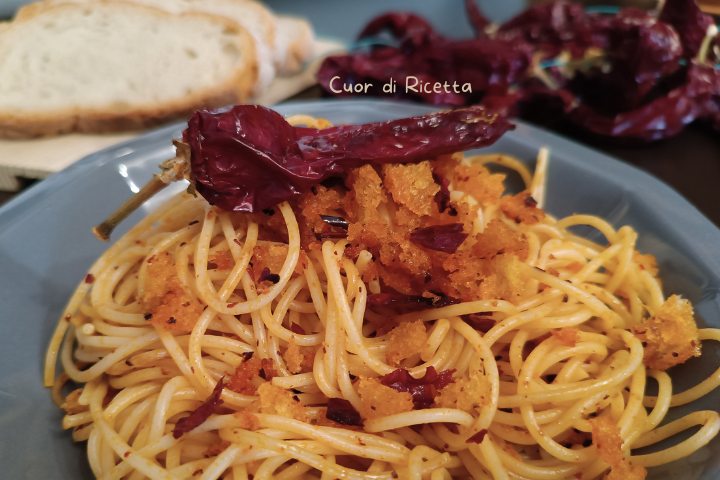 Pasta con peperone crusco