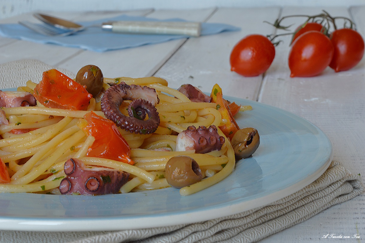 Pasta con polpo ricetta