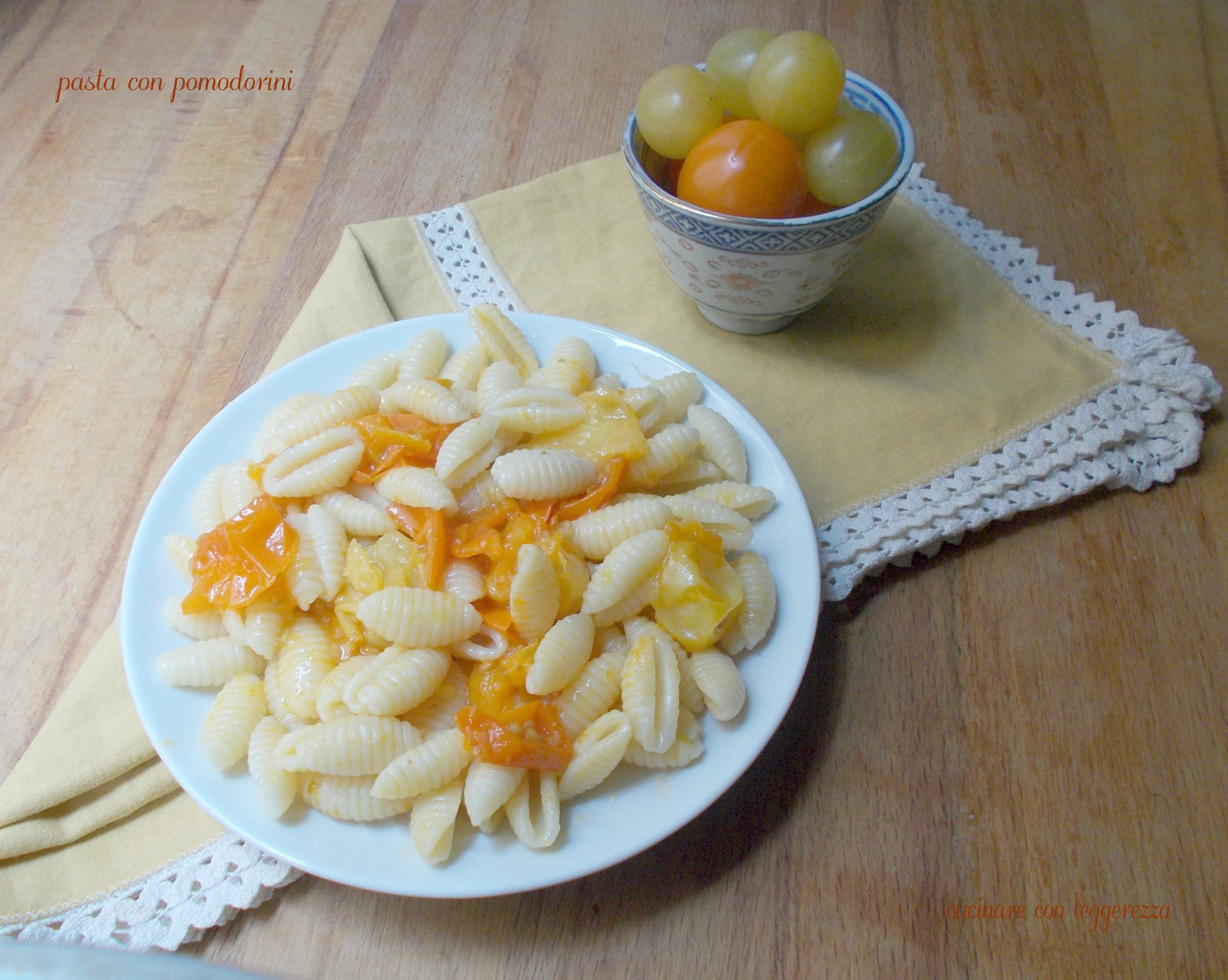 Pasta con pomodorini