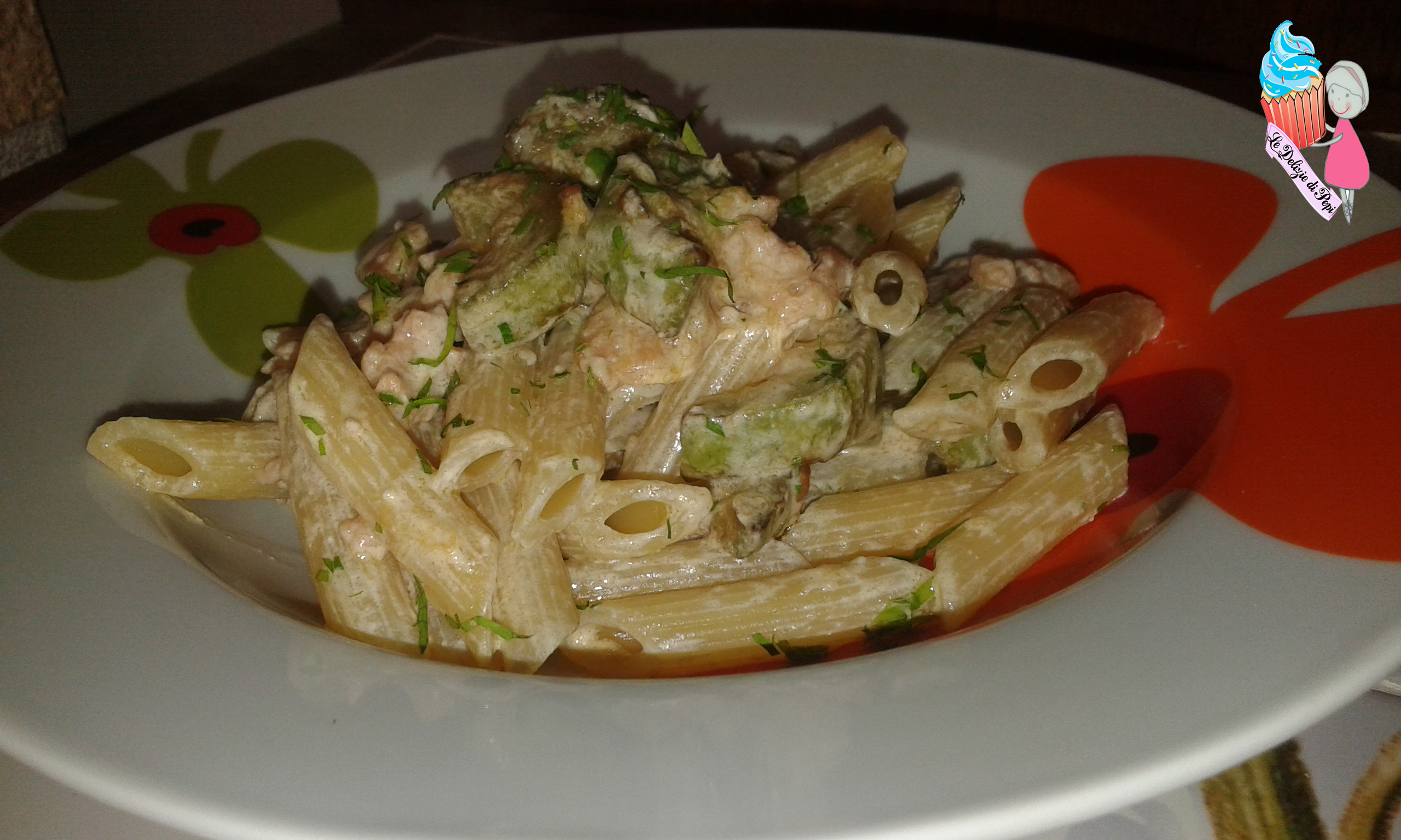 Pasta con salmone e zucchine