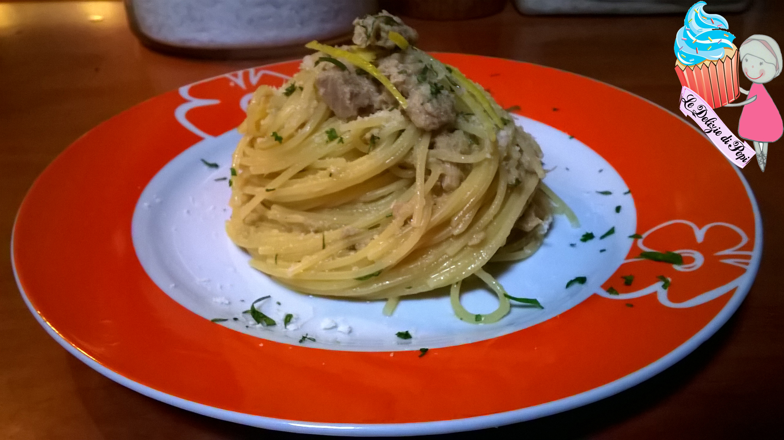 Pasta con tonno e limone