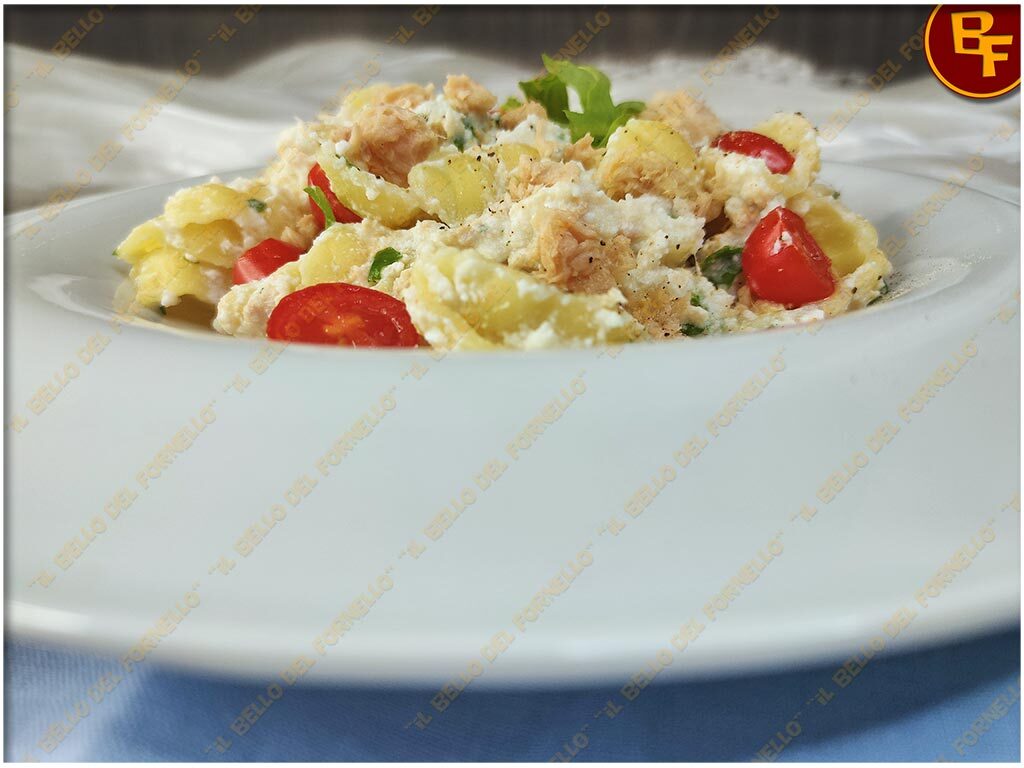 Pasta con tonno e ricotta