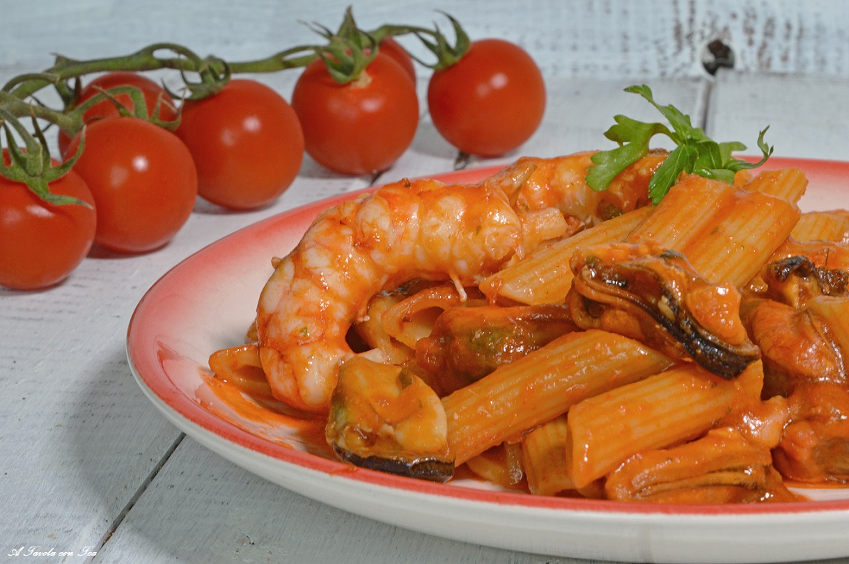 Pasta cozze e gamberetti ricetta veloce