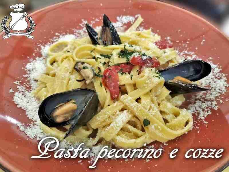 Pasta cozze e pecorino