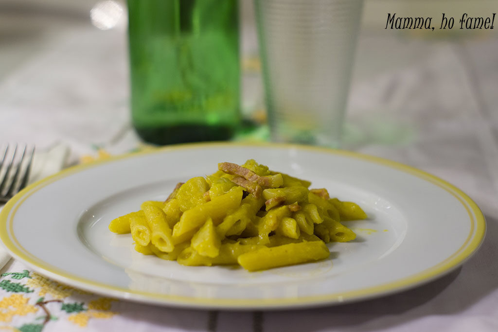 Pasta cremosa con cavoletti di brouxelles