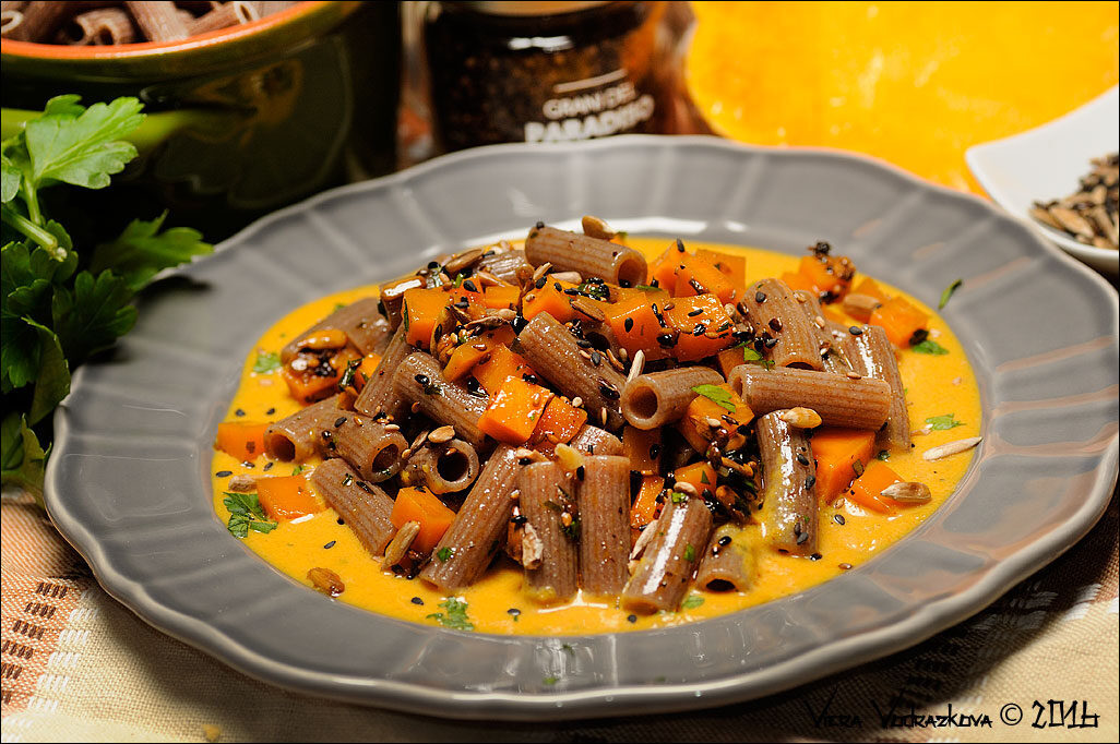 Pasta di segale e zucca