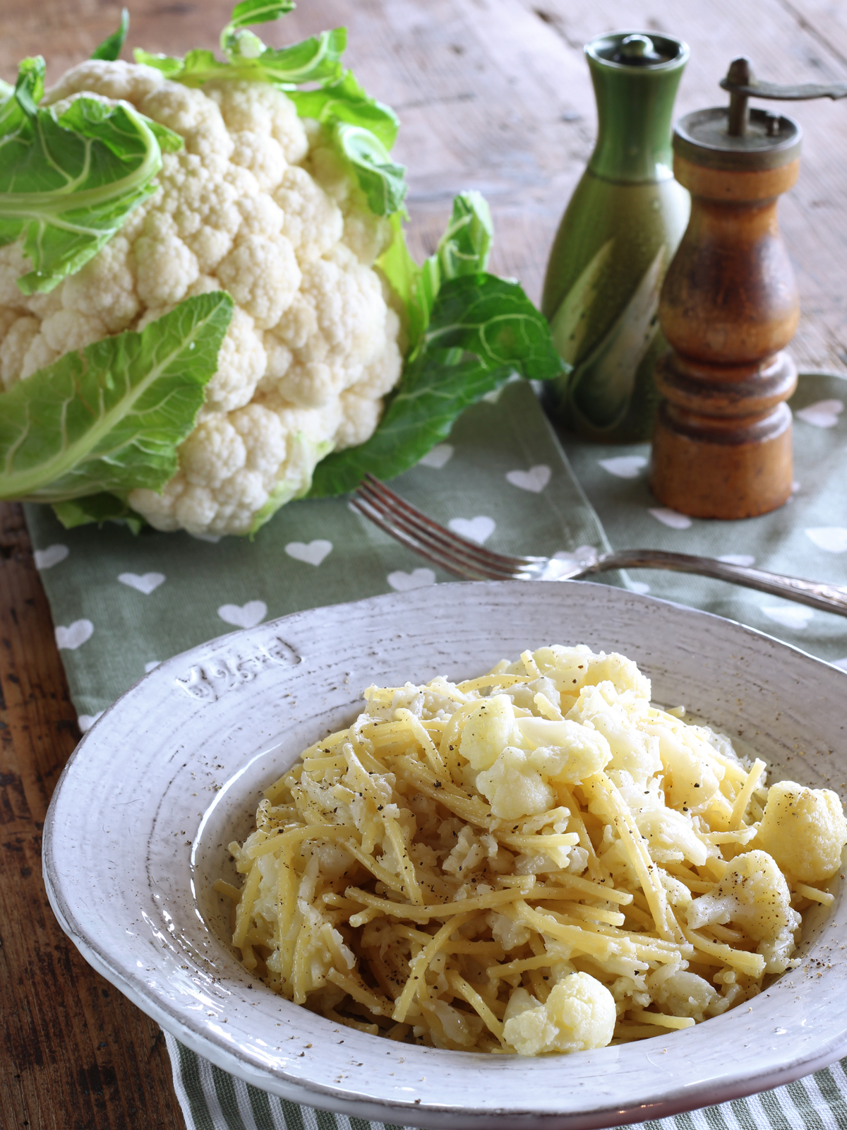 Pasta e cavolfiore sfritta