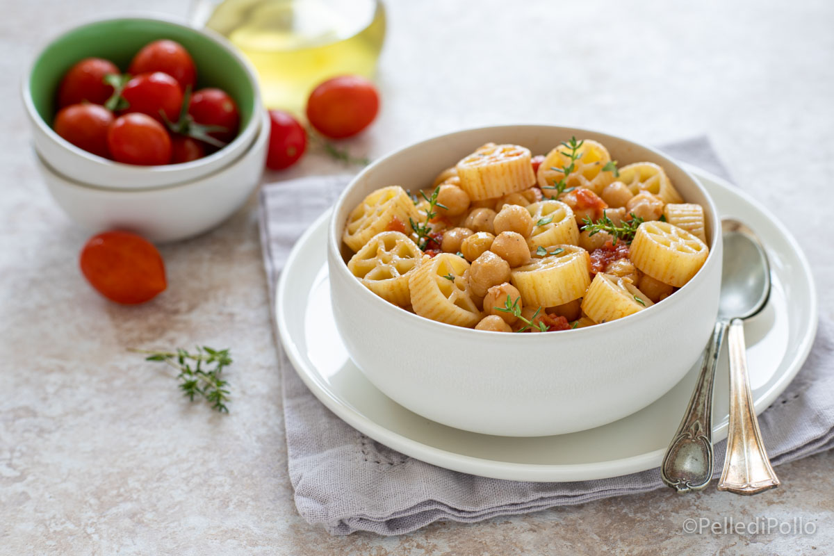 Pasta e ceci estiva