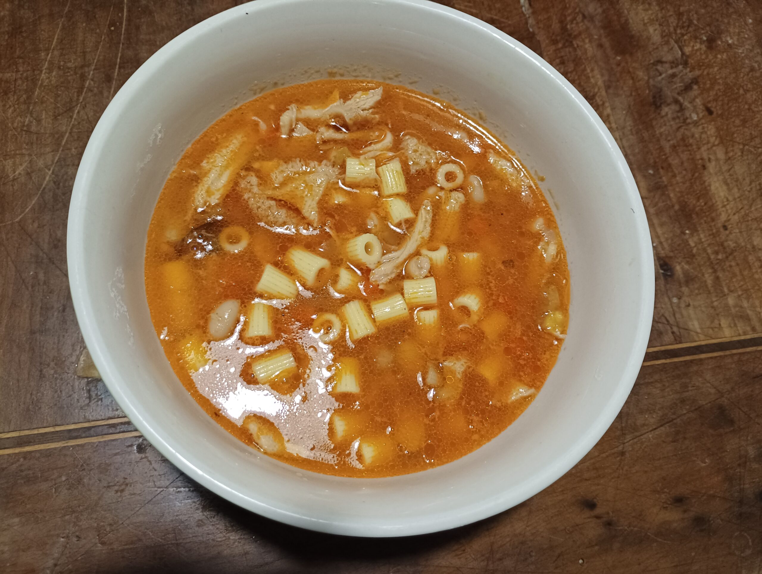 Pasta e fagioli con trippa